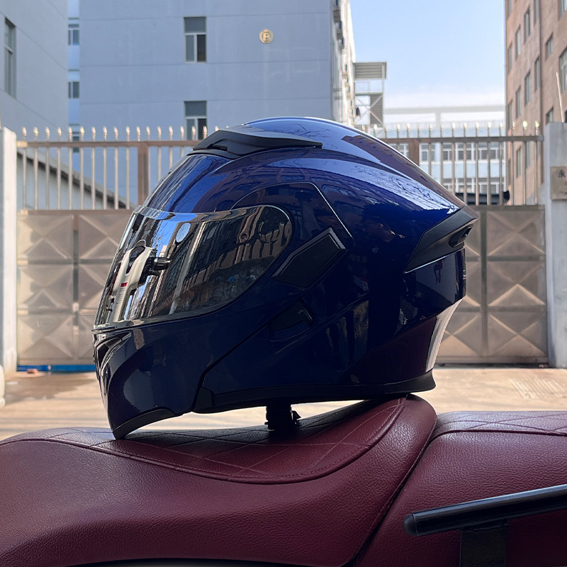JIEKAI 3C certificado casco de motocicleta para hombres y mujeres casco completo de motocicleta casco de exposición Bluetooth casco de coche eléctrico