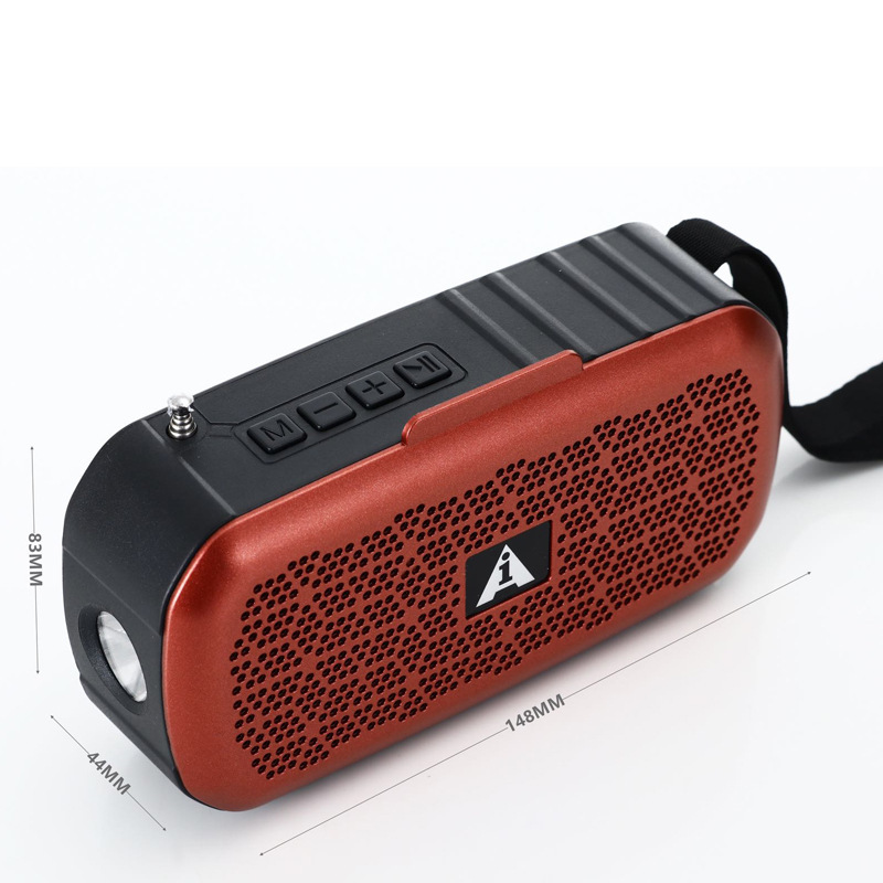太陽エネルギーの小さいラジオの携帯型のカードのbluetoothの音響のサブウーファの大きい音量の屋外の懐中電灯の小さいスピーカー|undefined