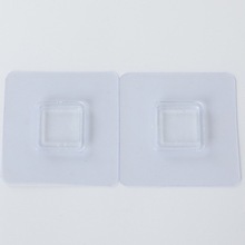 强力贴免打孔贴片万能胶贴纸巾盒置物架备用无痕固定拖把夹贴片方