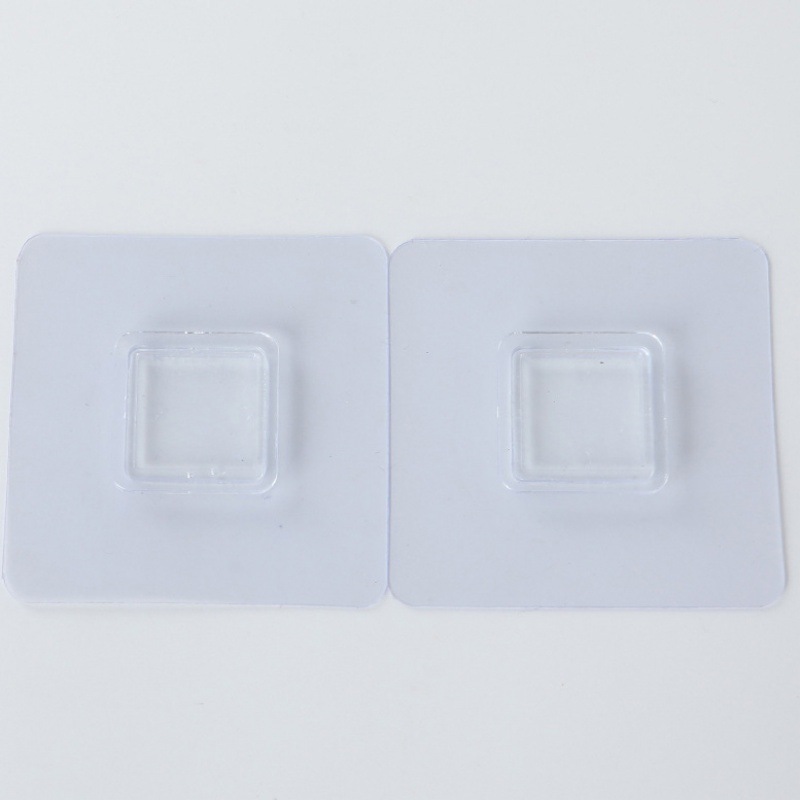 强力贴免打孔贴片万能胶贴纸巾盒置物架备用无痕固定拖把夹贴片方