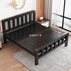 シングルベッドは補強鉄製ベッドのツインベッド家庭用1.5メートル1.8メートル賃貸住宅用ステンレス製ベッドを厚くした