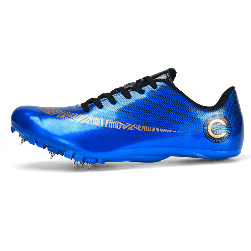 Zapatos de pista zapatos de entrenamiento integral de la pareja zapatos de pico de estudiante resistente al desgaste zapatos de pista de Sprint zapatos de entrenamiento de competencia zapatos de pico