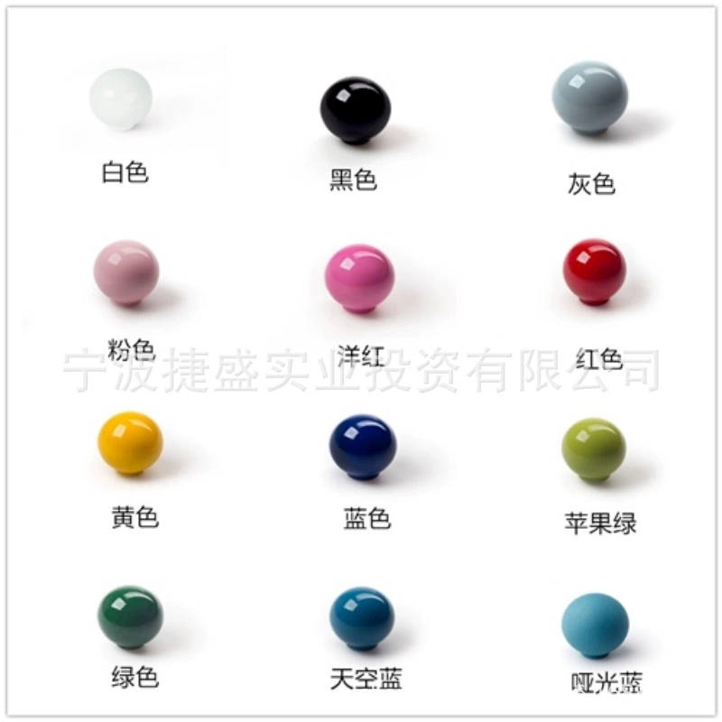 АБС-пластик круглый шар цвет домашняя ручка многоцветный дополнительный ящик Шкаф Дверь одно отверстие Ручка