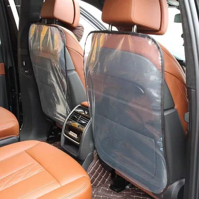 PE transparent film bed cover, anti-dirty pad, car seat back protector, children's anti-slip, anti-step, and anti-kick pad, children's anti-dirty cover