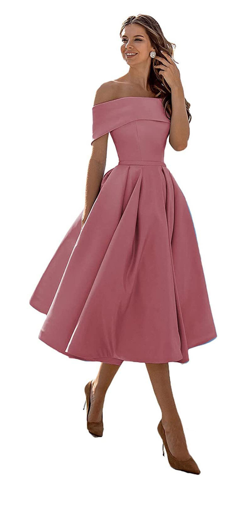 Stylish Satin Gown