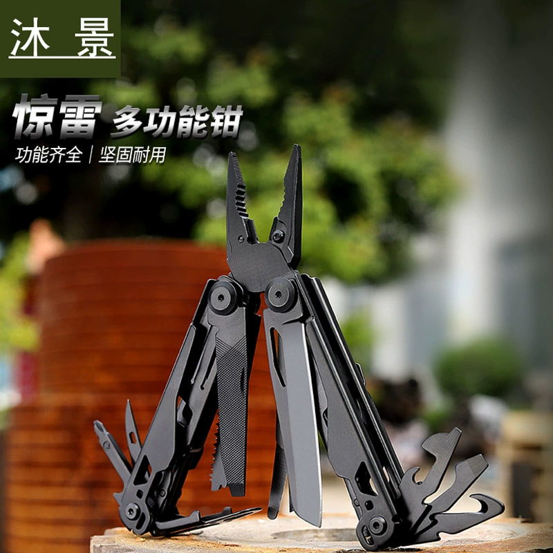 Трансграничные горячие продажи многофункциональные плоскогубцы из нержавеющей стали многоцелевой гаечный ключ для аварийного спасения складной открытый противопожарный комбинированный инструментальный нож