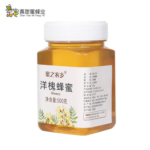 Bee factory bottled acacia nectar 500g farm-produced liquid honey acacia honey warm water brewing honey wholesale