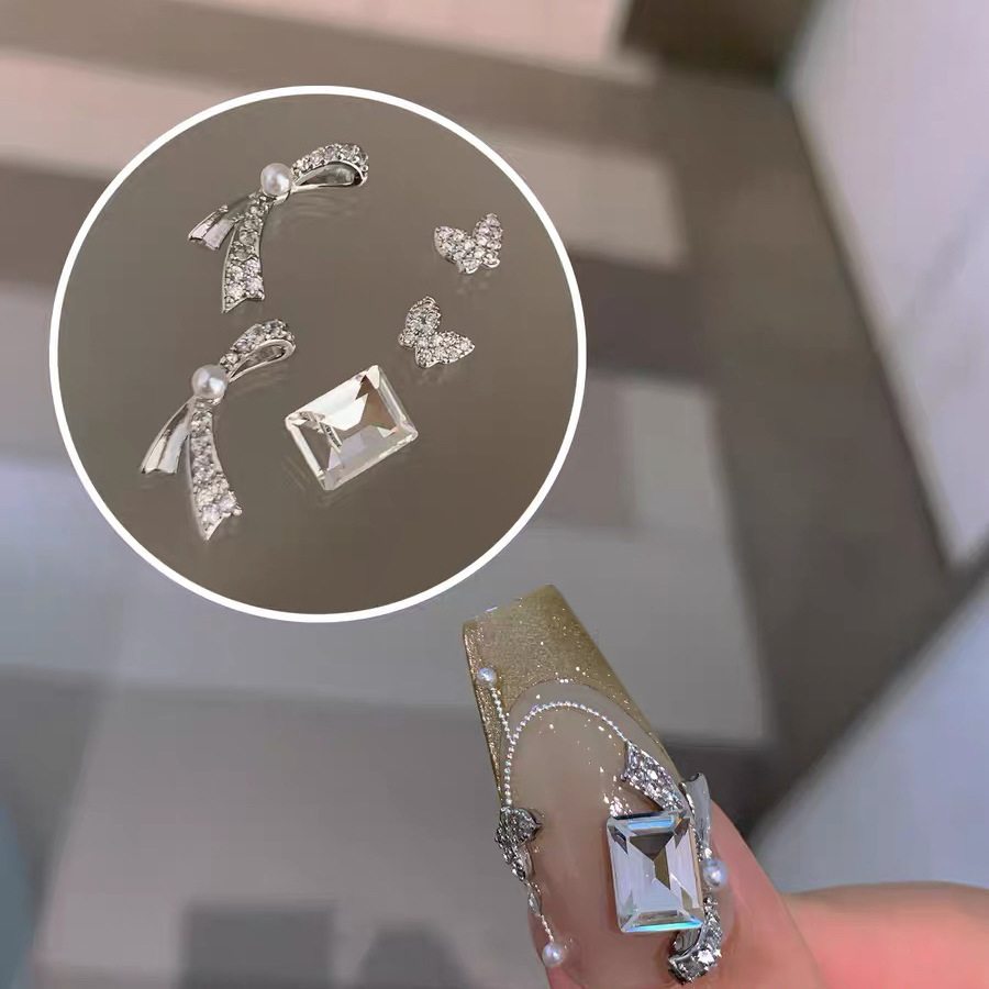 Celebridad de Internet nuevos accesorios de uñas Iris arco de alta retención de color ajuste arco de uñas diamante desgaste material de uñas diamante