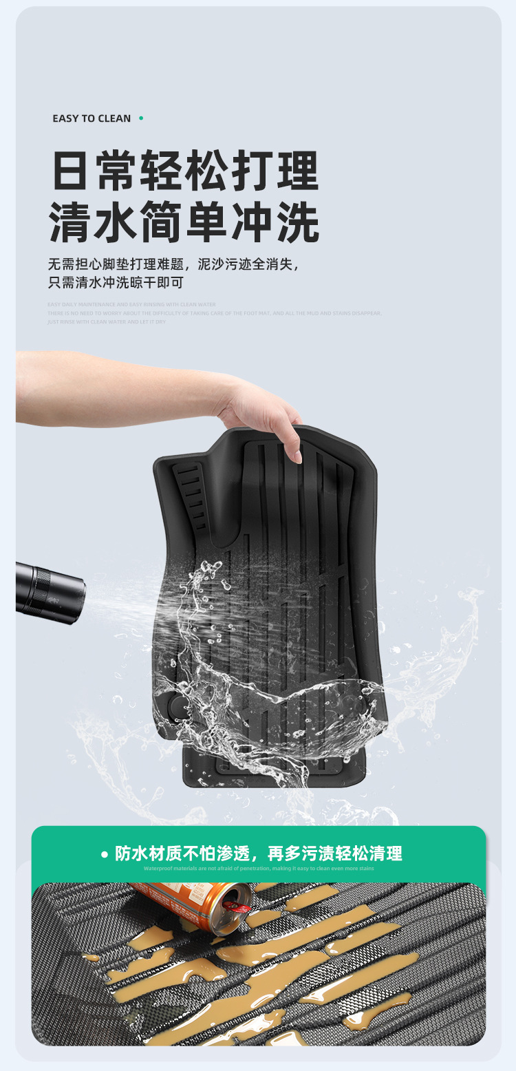 Suitable for 25 Audi A5L Sportback Car Floor Mats, Special Tpe Floor Mats and Trunk Mats