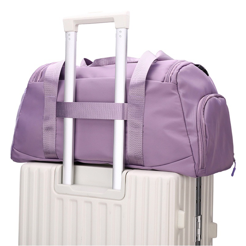 Bolsa de viaje portátil de gran capacidad bolsa de equipaje impermeable bolsa de fitness para hombres y mujeres de separación húmeda y seca bolsa de deporte multifuncional