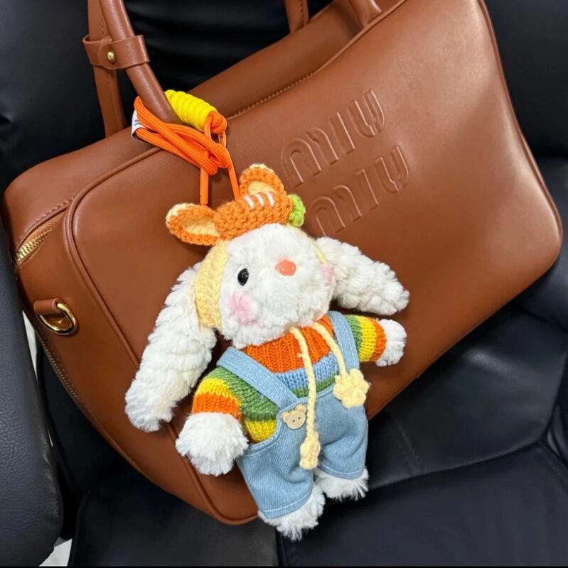 かわいい垂れウサギのぬいぐるみぬいぐるみウサギのキーホルダー|undefined