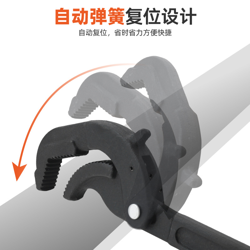 久丰多功能活动扳手套装管钳板子多用梅花扳子帮手工具月牙搬板手