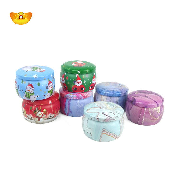 厂家供应拉伸大肚蜡烛铁罐迷你马口铁圆形铁罐金属茶叶罐密封铁罐