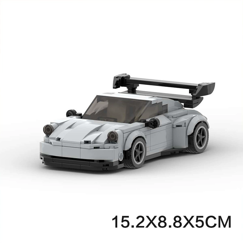 Лего, детский конструктор, набор, Porsche, ручная работа
