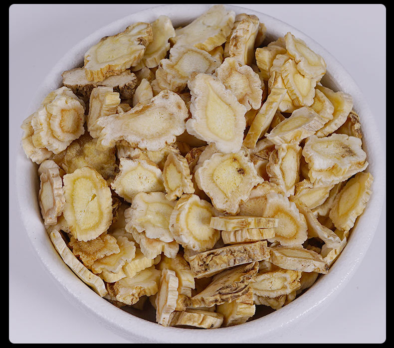 Jie Geng Slices (Platycodon grandiflorus) — Dried Food Herb Root for Tea & Soup, 500g in use