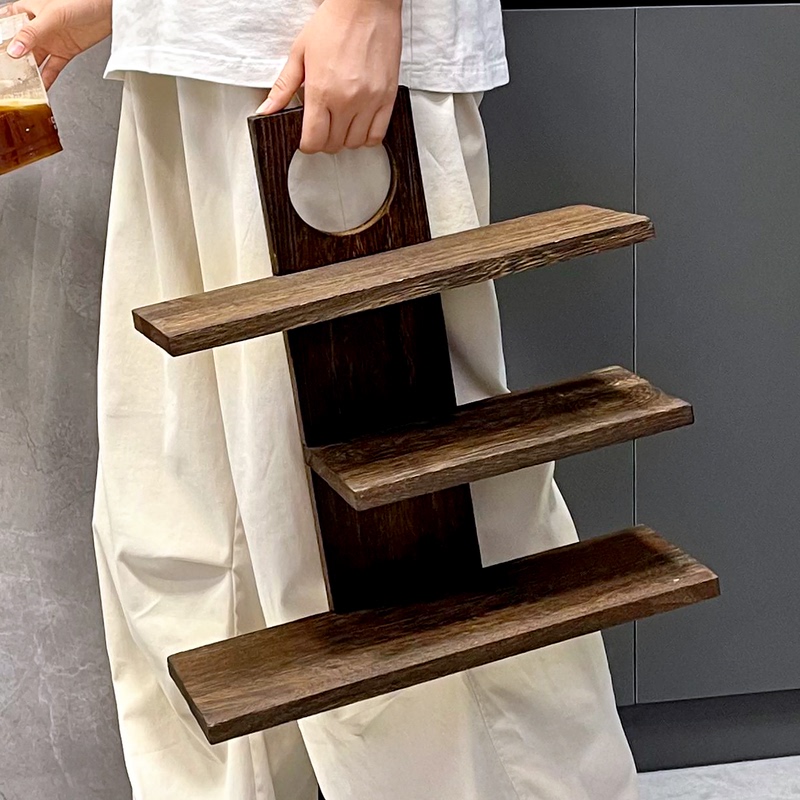 Wooden Cup Holder for Coffee Cups, Storage for Dining Side Tables, Bar Counters, and Tabletops, Coffee Mugs, and Mugs Wooden Cup Holder for Coffee Cups, Storage for Dining Side Tables, Bar Counters, and Tabletops, Coffee Mugs, and Mugs
