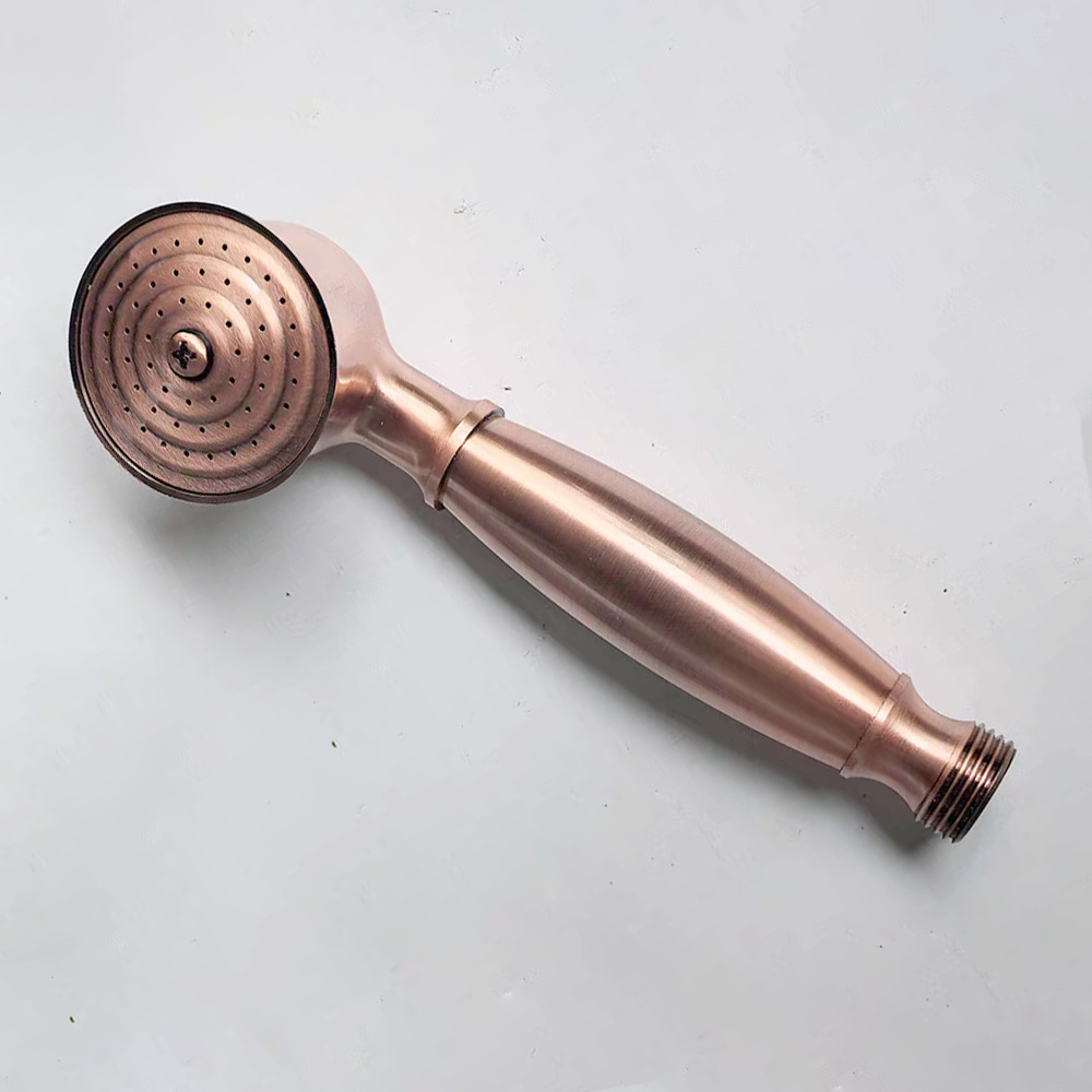 Ducha de cobre retro accesorios de ducha de mano oro plata antiguo tubo a prueba de explosiones accesorios de boquilla de ducha presurizada