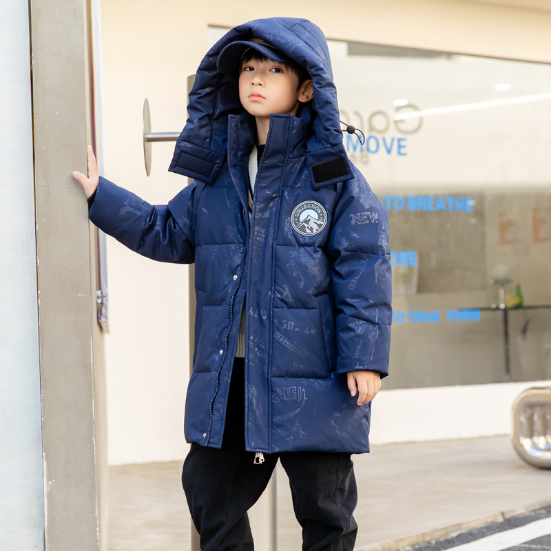 2024 New Stylish Children's down Jacket for Boys, Hooded Long Winter Coat for Older Kids, Thick Camouflage Outerwear for Toddlers 2024 New Stylish Children's down Jacket for Boys, Hooded Long Winter Coat for Older Kids, Thick Camouflage Outerwear for Toddlers
