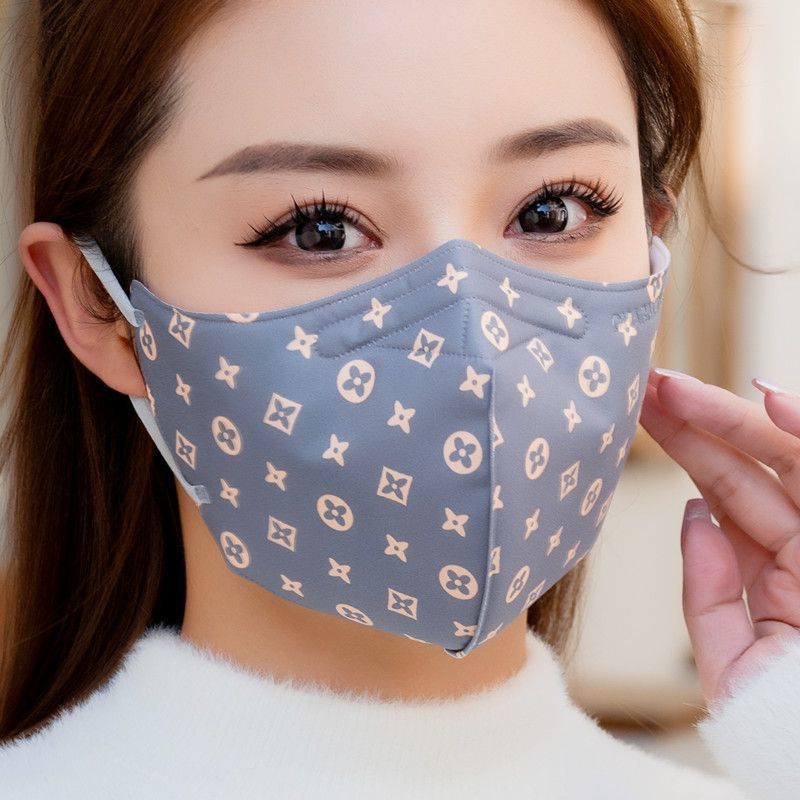 保暖口罩女秋冬天时尚高颜值透气3d立体防风防寒加厚学生骑行面罩|undefined