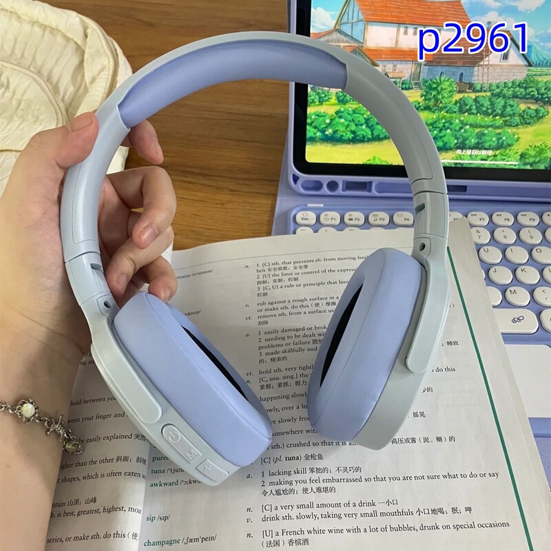 P2961 Head-Mounted Bluetooth Headphones, Cross-Border Heavy Bass Universal Sports Wireless Bluetooth Headphones Factory P2961 Head-Mounted Bluetooth Headphones, Cross-Border Heavy Bass Universal Sports Wireless Bluetooth Headphones Factory