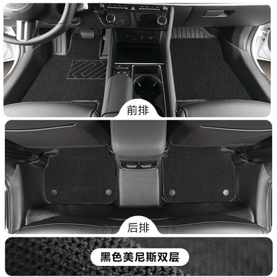 Modelə uyğun ayaqaltı: 20-25 models, 10th and - hyundai-sonata-102020-2022-model10th-generation-single-layertpe-floor-mat-black-menis