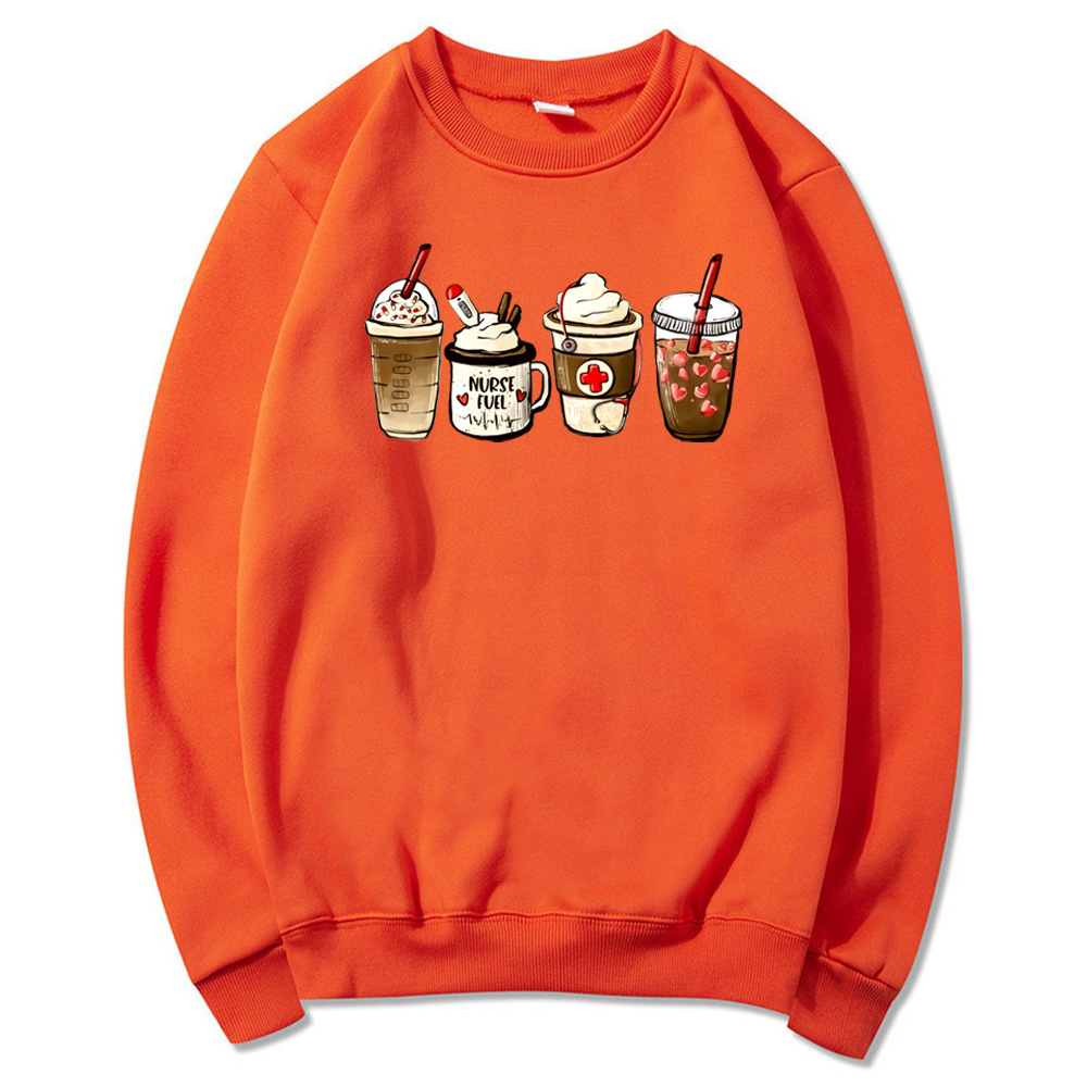 Nurse Fuel Coffee Sweatshirt Iced Coffee Graphic Pullover
