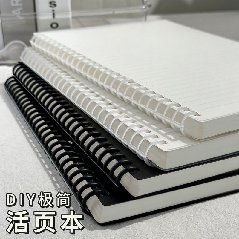 A4 notebook blank loose-leaf linked graph paper inner pages wireless…