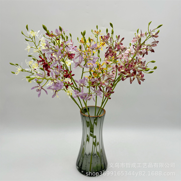Realistic small decorative flowers for home use for living room