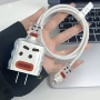 苹果绕线叠影笑脸保护绳