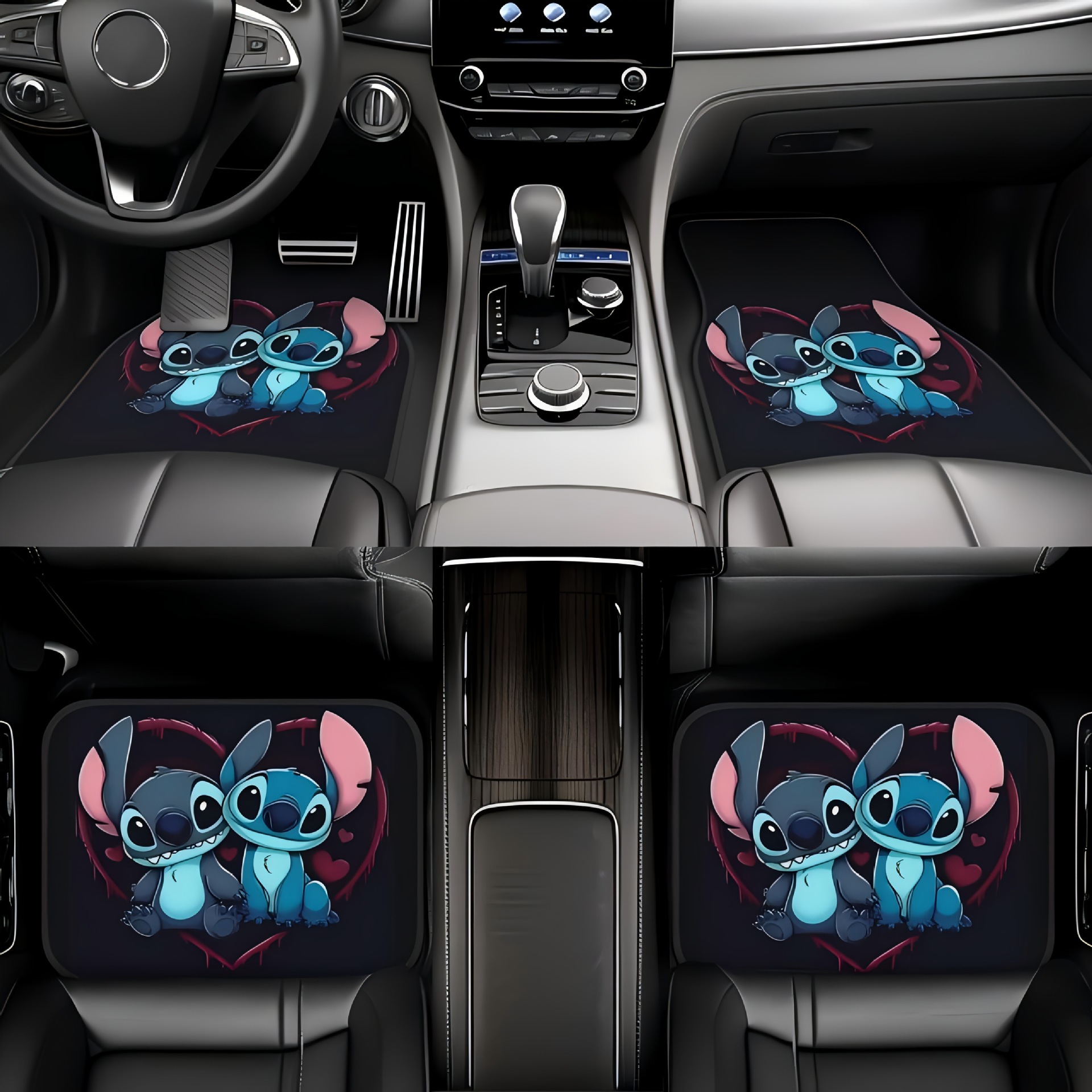 temu cross-border personalized cartoon universal car mat absorbent quick-drying dirt-resistant wear-resistant easy to care car mat floor