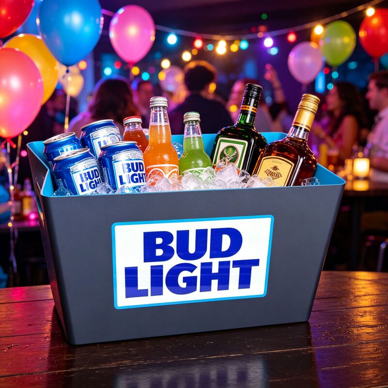 Plastic Spray-Painted Abs High-Quality Plastic Ice Bucket for Bars, Home Use, Parties, Champagne Bucket, Ice Cube Bucket, Can Be Printed with Logo Plastic Spray-Painted Abs High-Quality Plastic Ice Bucket for Bars, Home Use, Parties, Champagne Bucket, Ice Cube Bucket, Can Be Printed with Logo