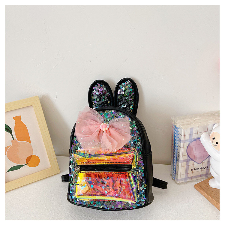 Waterproof Bow Knot School Daily Kids Backpack display picture 3