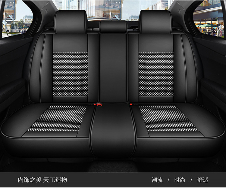 23 new all-inclusive Napa leather Four Seasons universal car seat cushion entity foreign trade export Amazon one-piece delivery