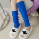 Knitted socks y2g hot girl cute Japanese jk college style autumn and winter leg cover mid-calf Harajuku style pile socks wholesale