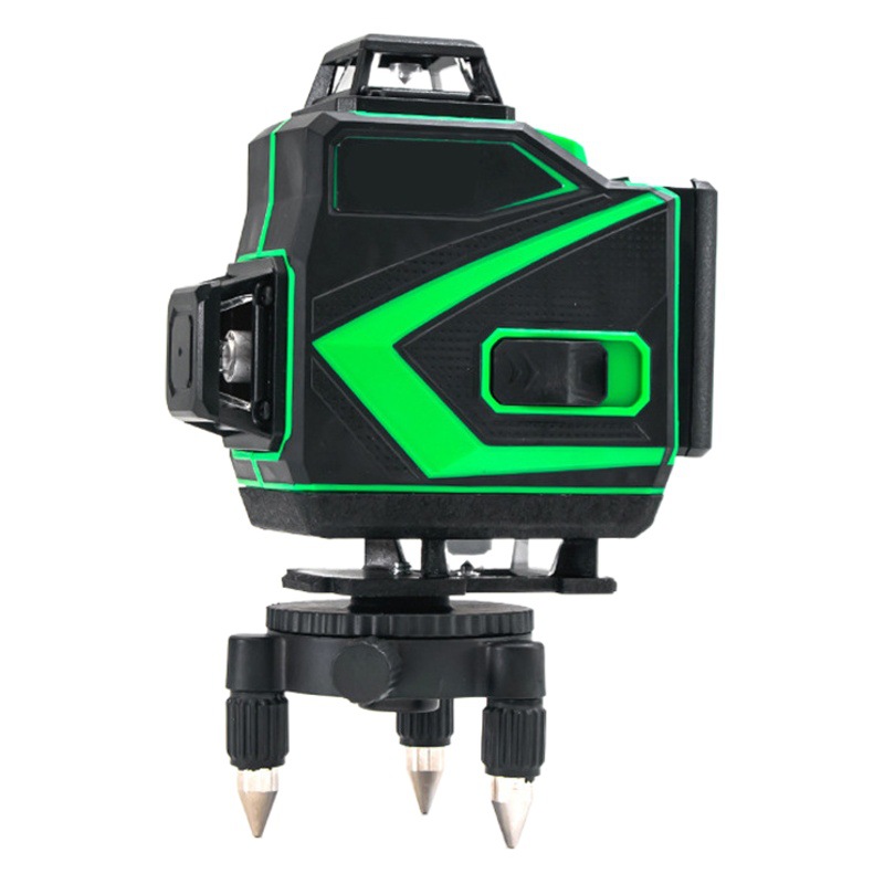 Medidor de agua infrarroja Luz verde 12 líneas 16 líneas Instrumento de nivelación de suelo automático de alta precisión Espesaje ajustable con protección verde