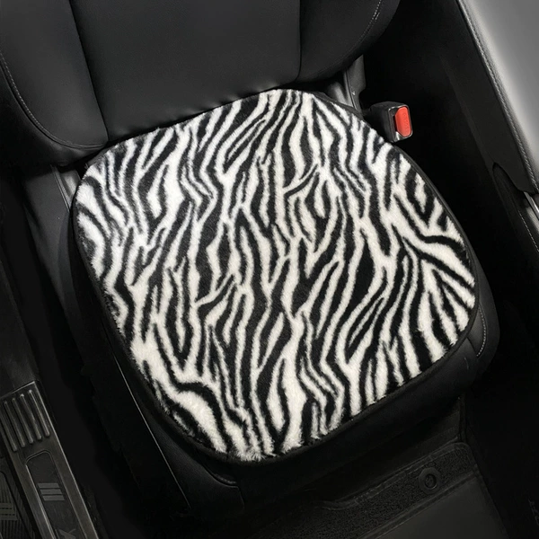 Plush zebra print - front row