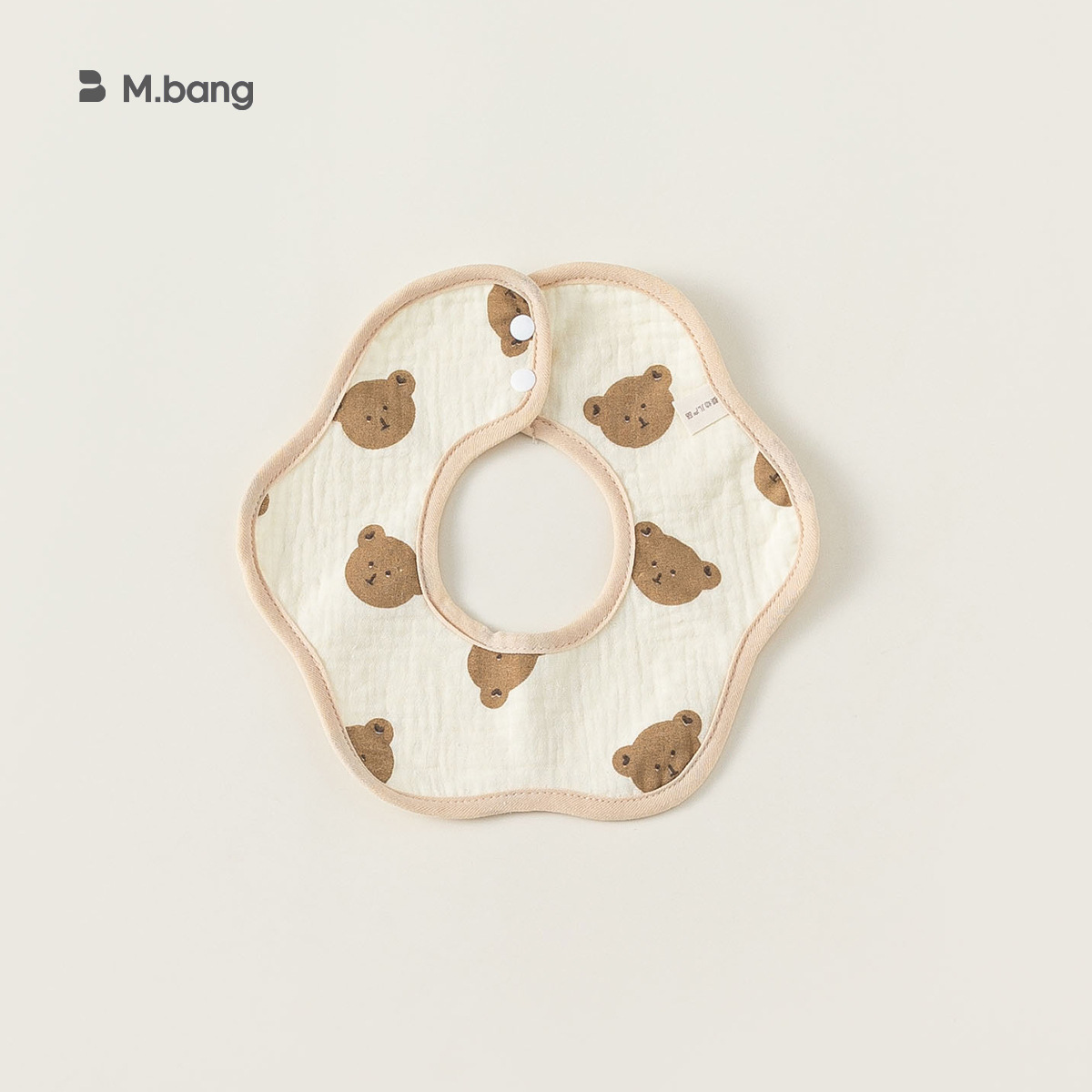 Babycity Toalla de saliva para niños Babero de pétalos de bebé Babero impermeable para recién nacidos PS24019