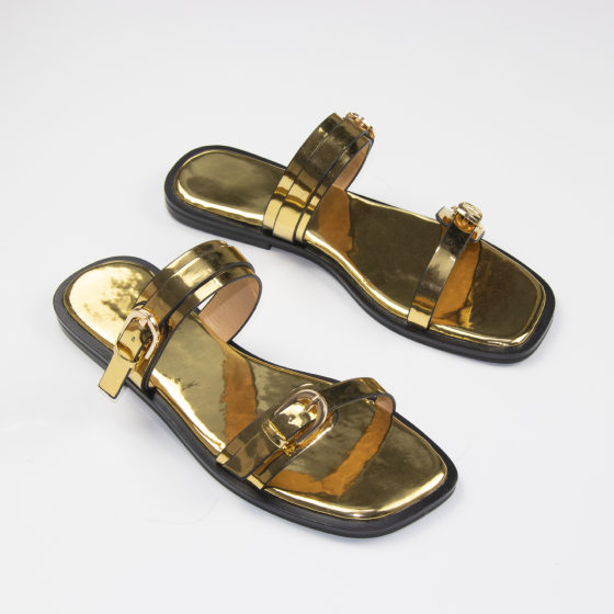Za 2024 Cross Border New Sandals Buckle Slippers Women Ladies Shoes slippers sandals