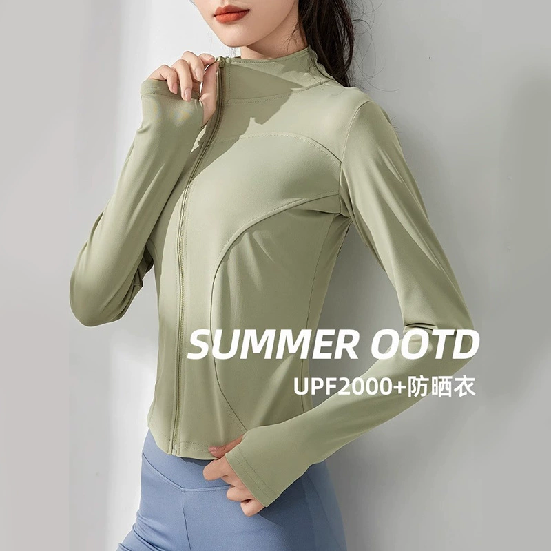 Спортивная одежда для йоги для женщин, весна 2025, новая пилатес-тренировочная спортивная быстросохнущая куртка, топ для бега и фитнеса