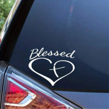 N 66665 Heart car sticker ����������ֽ�羳����ͨ��