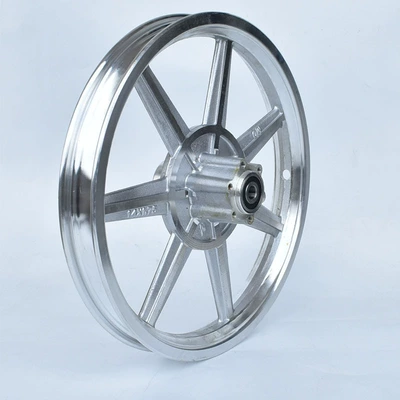 Folding electric car 12 inch Other Electric Vehicle Accessories - 14-inch-silver-color-7-all-in-one-wheel