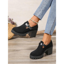 D 76808 Thick-heel one-strap pumps �ָ�һ�ִ��߸���Ь