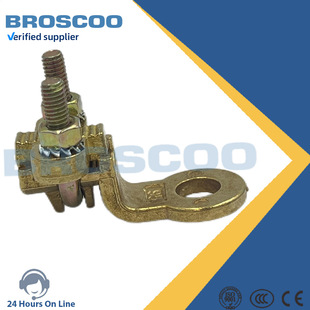 U-bolt clamp brass bolt clamp railway cable connection terminal brass plum clamp terminal