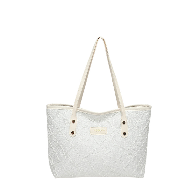 Tendencia transfronteriza coreana bolso de mano bolso de mujer 2025, nuevo otoño bolso de hombro de aire extranjero a rejilla bolso de brazo de viaje