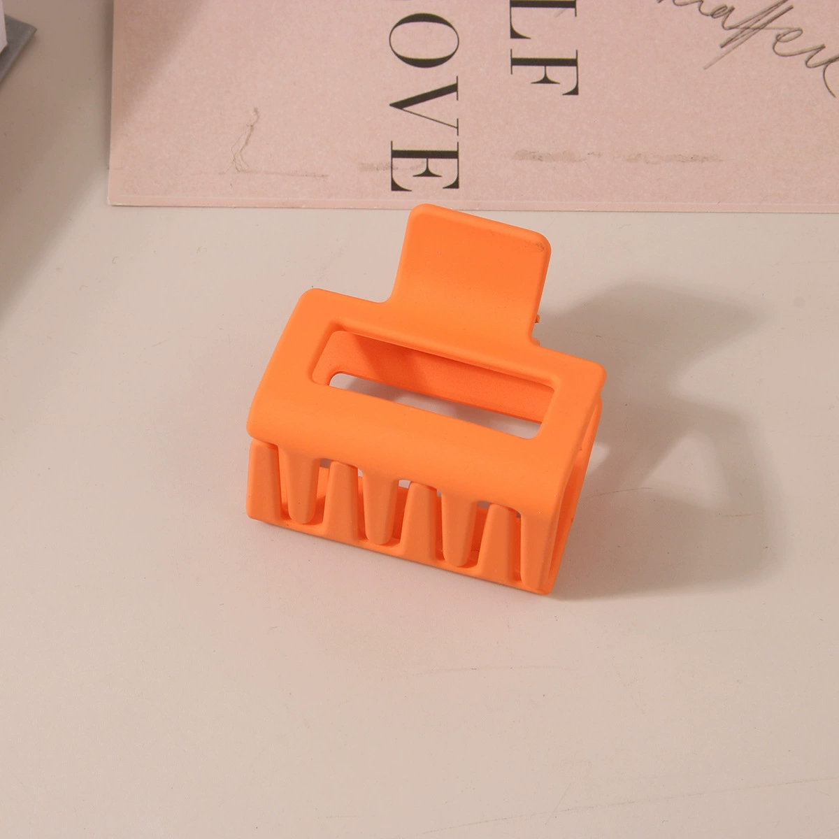 (Cross-border trading), rectangular matte crab pin, big shark, hairgrip, Amazon, simple and elegant design