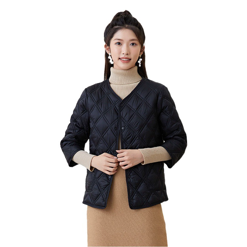 Женская легкая и теплая хлопковая подкладка с короткими рукавами из семи точек, женская домашняя хлопковая одежда из хлопка на флисовой подкладке, можно носить куртку 2409