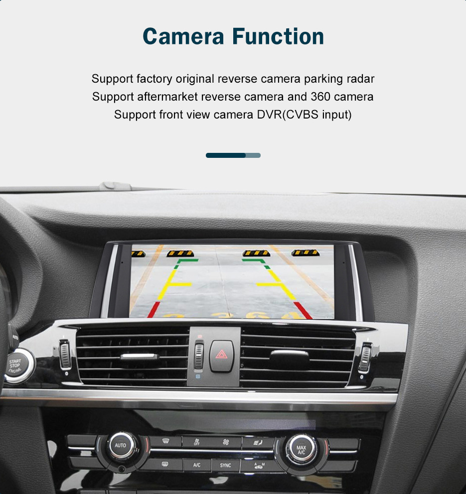 Road Tuo 10.25inch Wireless Carplay for Bmw X3/x4 NBT Car Multimedia Display