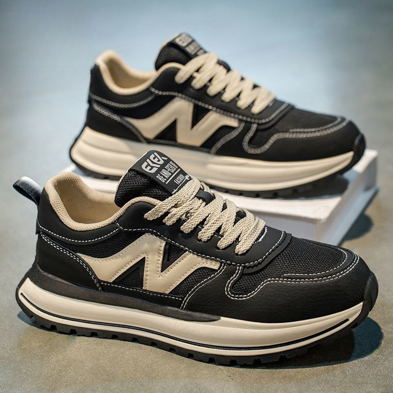 东方骆驼2025秋季男款男鞋时尚舒适潮流厚底老爹鞋休闲百搭运动鞋