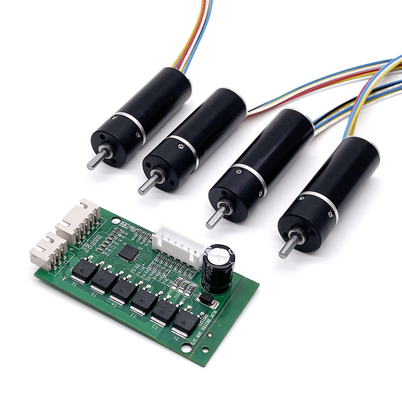 厂家供应16mm空心杯无刷行星减速电机钢齿大力矩12v无刷减速马达