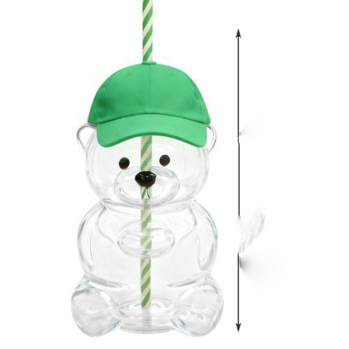 Bearista Cross-Border Coffee Teddy Bear Cup Bears Glass Straw Cup
